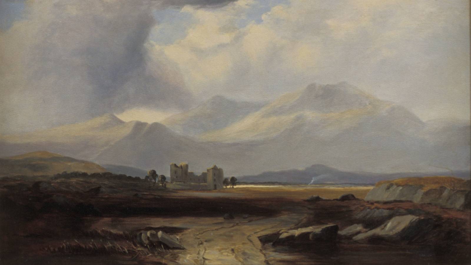 The 19th-century painting Loch Awe, Argyll and Bute by Horatio McCulloch (1805-1867)