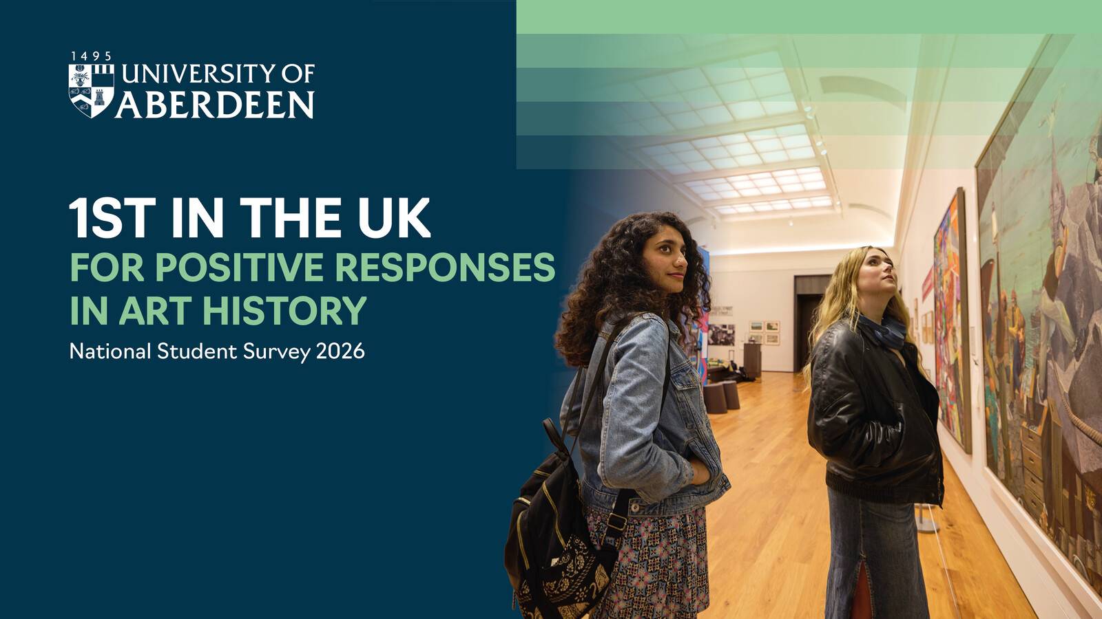We're ranked 1st in the UK for positive responses in Art History in the National Student Survey 2026.